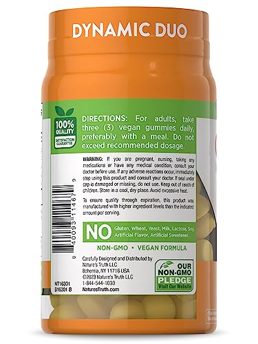 Vitamin C Gummies with Zinc for Adults, Immune Support, Vegan, Non-GMO O267740