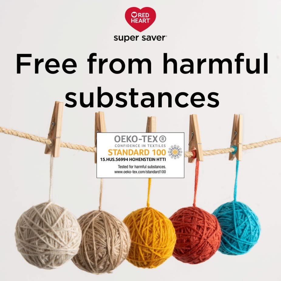 Brushed Soft Acrylic Yarn - 3 Pack, 140g, 4 Medium, 255 Yards, Knitting/Crochet U37648