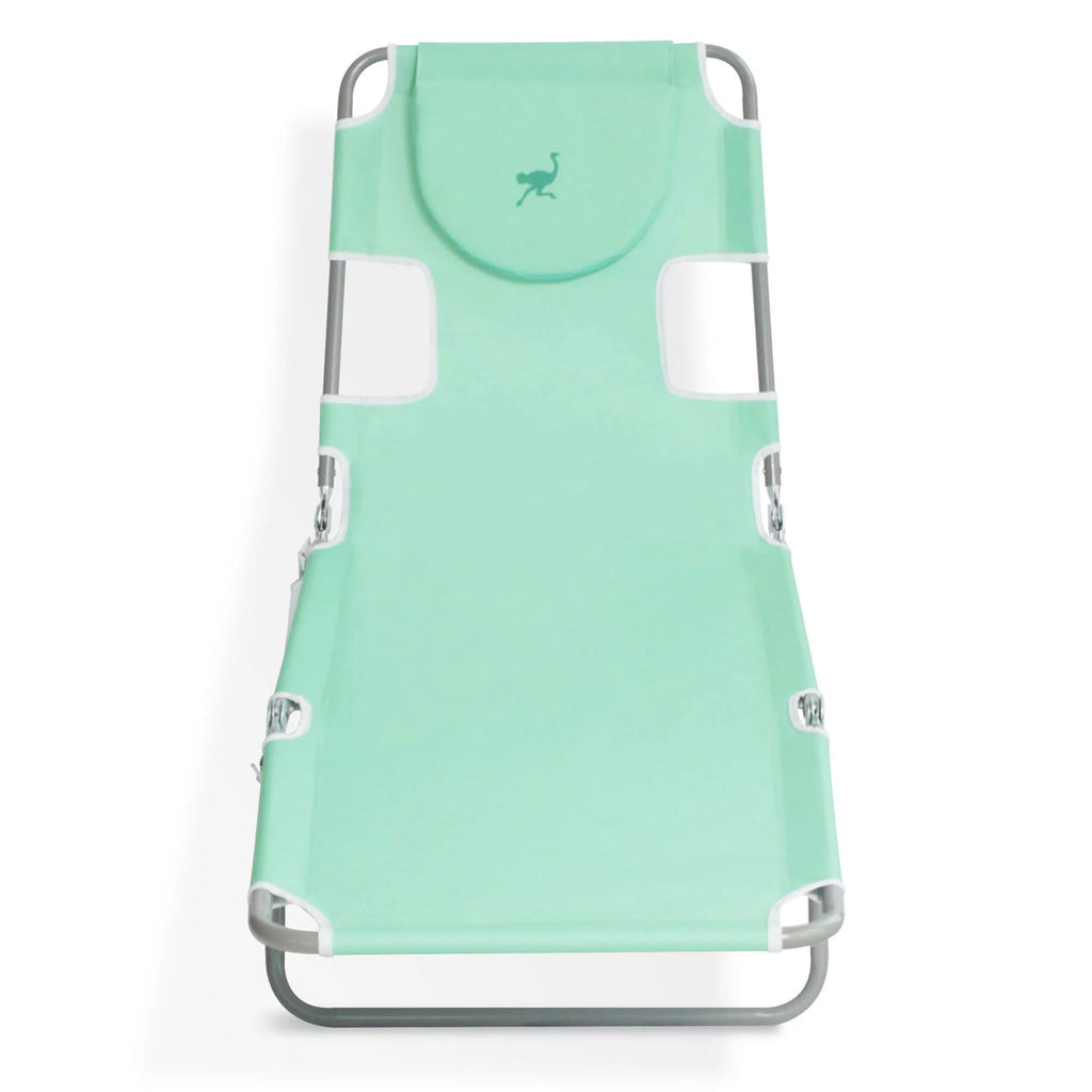 Poolside Reclining Chaise Lounge Chair, Teal D58869