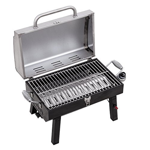 Stainless Steel Portable Propane Gas Grill O87079