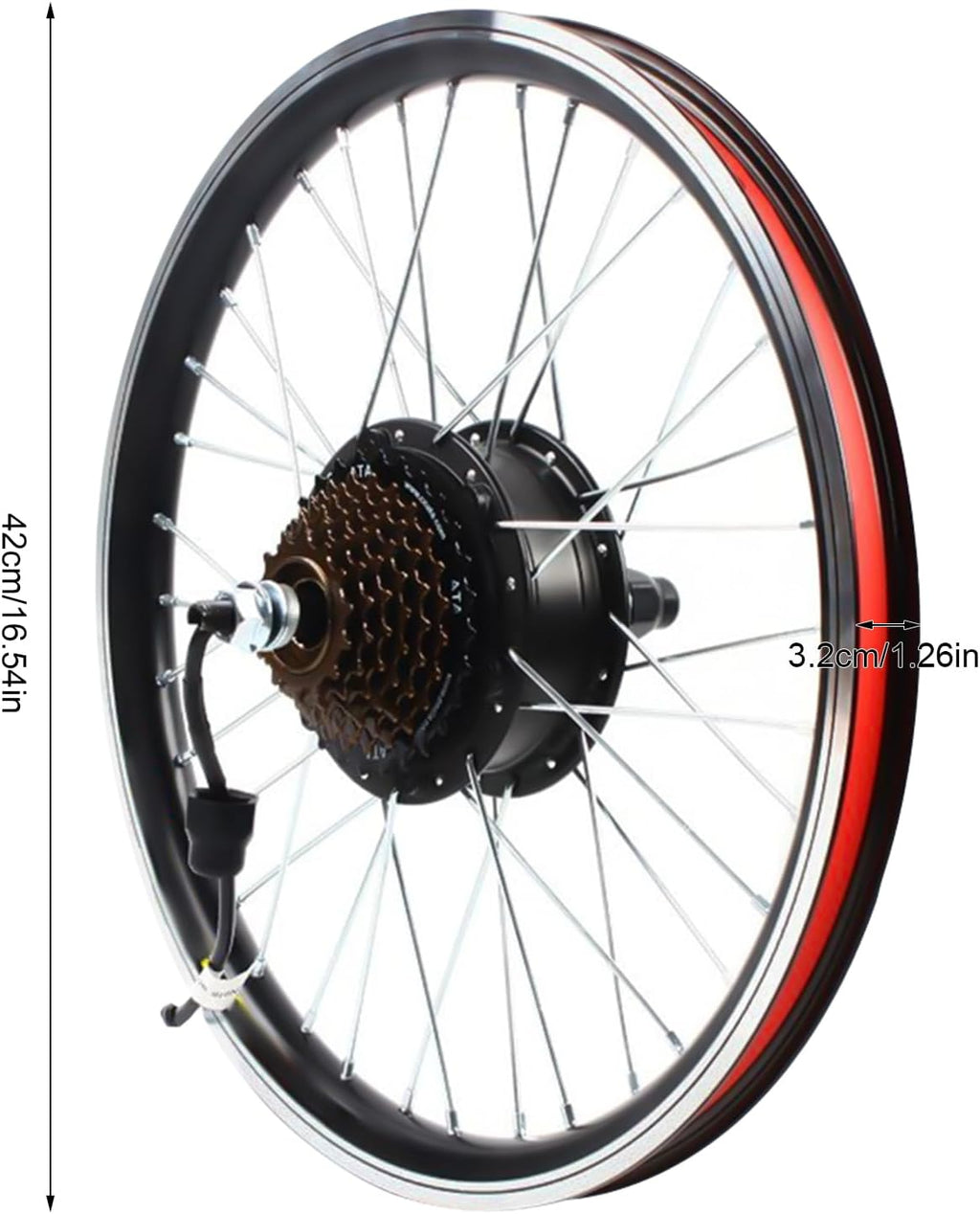 Electric Bicycle Motor Kit, 36V 250W Rear Wheel C313