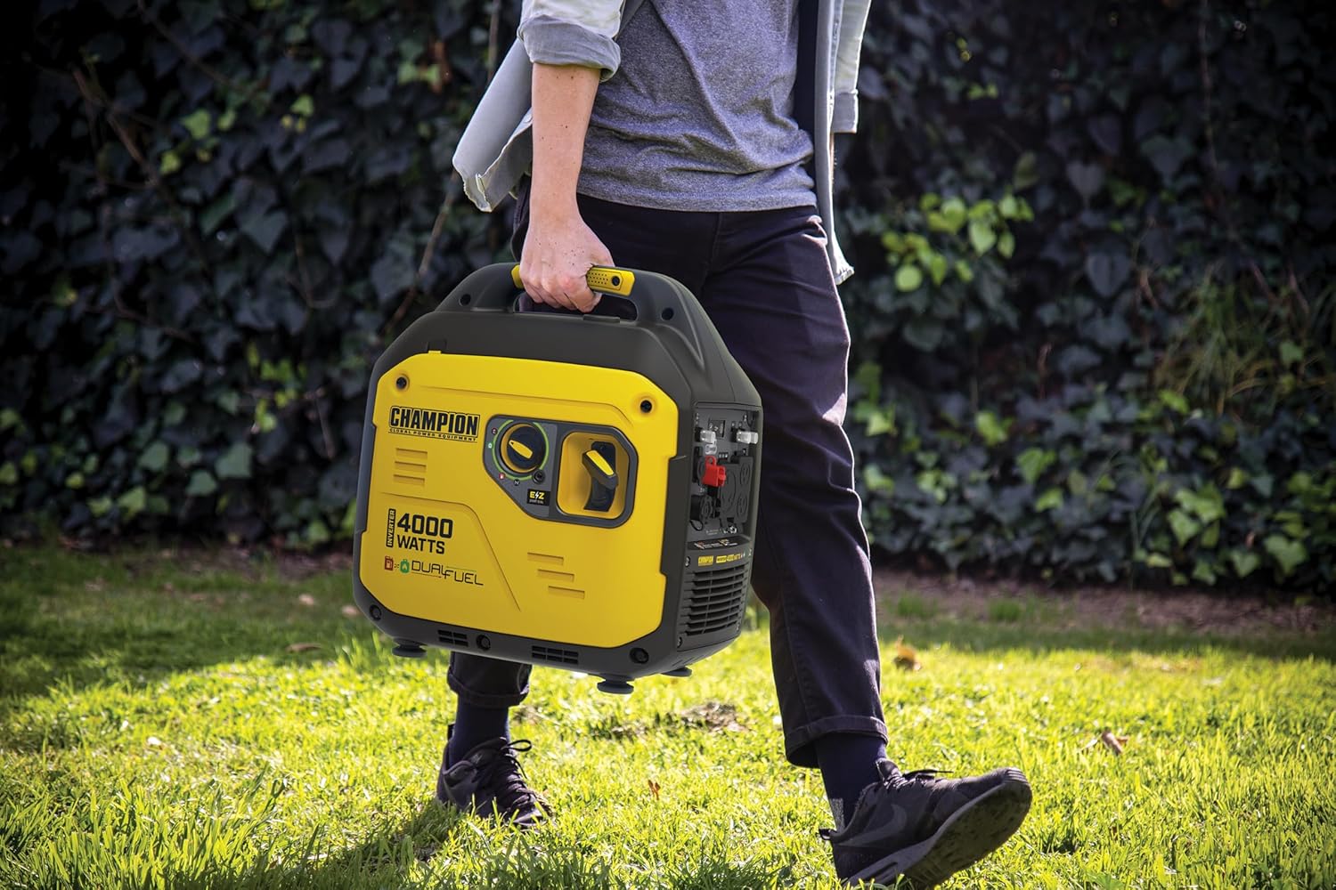 4000-Watt Dual Fuel RV Ready Portable Inverter Generator N171166