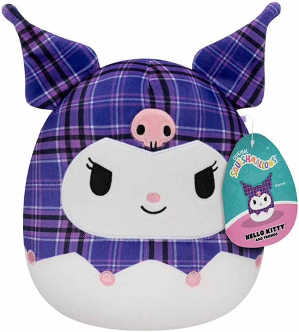Plaid Kuromi 8 Inch Plush K778343