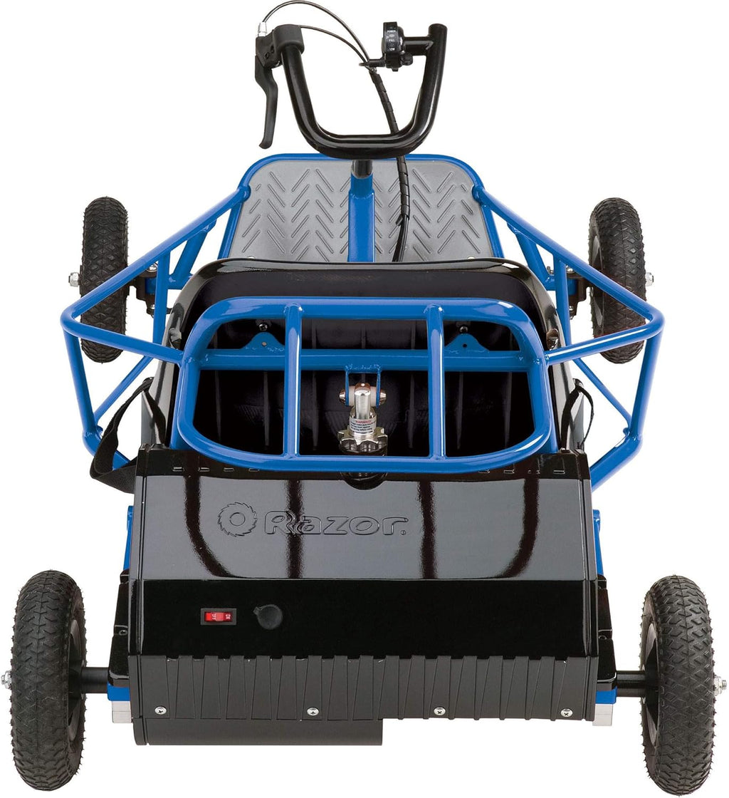 Electric Compact Steel Frame Kart Dune Buggy for Ages 8 and Up, Blue W87657