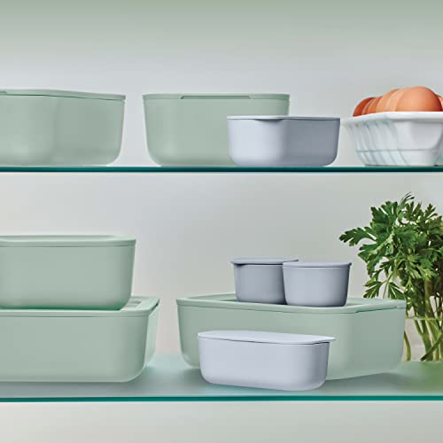 Glass Food Storage Set, 14 Pieces with Ceramic Coated Lids K966