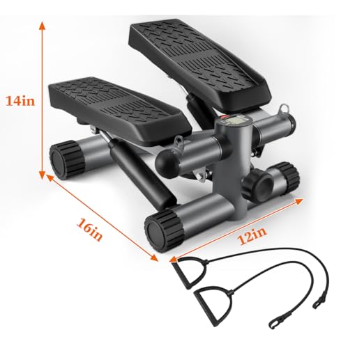 Stepper for Exercise with Resistance Bands and LCD Monitor U69082