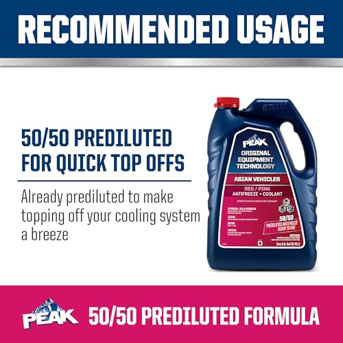 Antifreeze Coolant for Asian Vehicles, 1 Gal. E9599