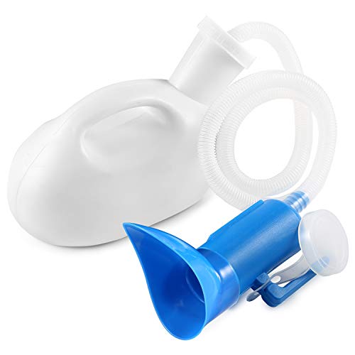 Portable Female Urinal 2000ml for Travel Camping Car Hospital Bed A703
