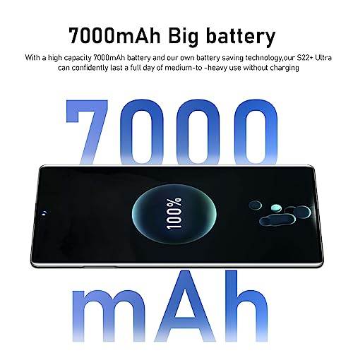 Unlocked 4G Smartphone, 6.6in 8GB 256GB Dual SIM Android Cell Phone Z345527