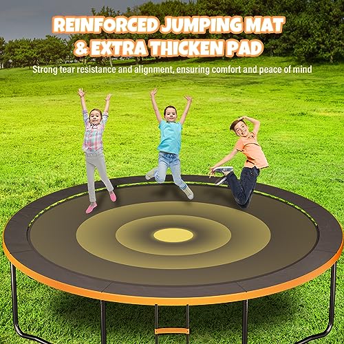 12FT 14FT Outdoor Trampoline for Kids and Adults G7056