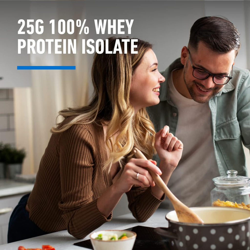 Creamy Vanilla Whey Protein Powder with Vitamin C & Zinc, 25g Protein, Zero Carb, 44 Servings E6881