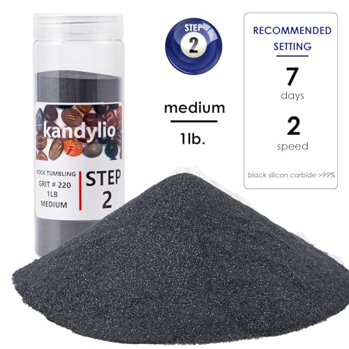 Rock Tumbler Grit Kit 4 Lbs. 4-Step Polish Refill N624266