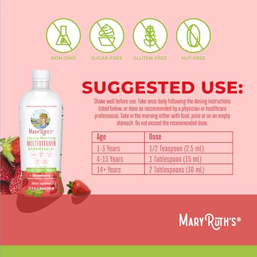 Liquid Multivitamin for Women, Men & Kids, No Added Sugar, 32 Fl Oz L593