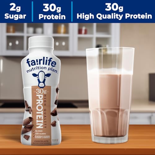 Vanilla High Protein Shake, 30g Protein, 11.5 Fl Oz, 6 Pack S897