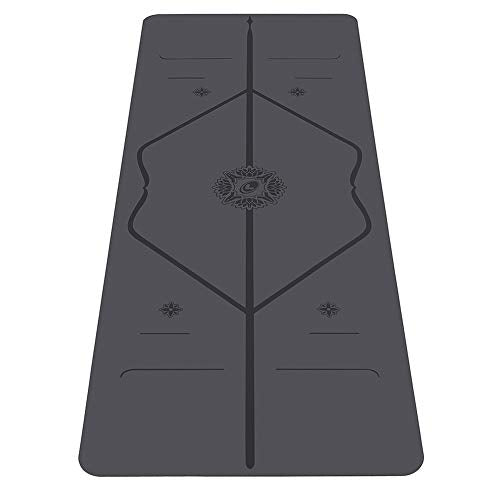 Liforme Special Yoga Mat – Free Yoga Bag Included - Patented Alignment System, Warrior-like Grip, Non-slip, Eco-friendly, Sweat-Resistant, Long, Wide, 4.2mm thick mat for comfort