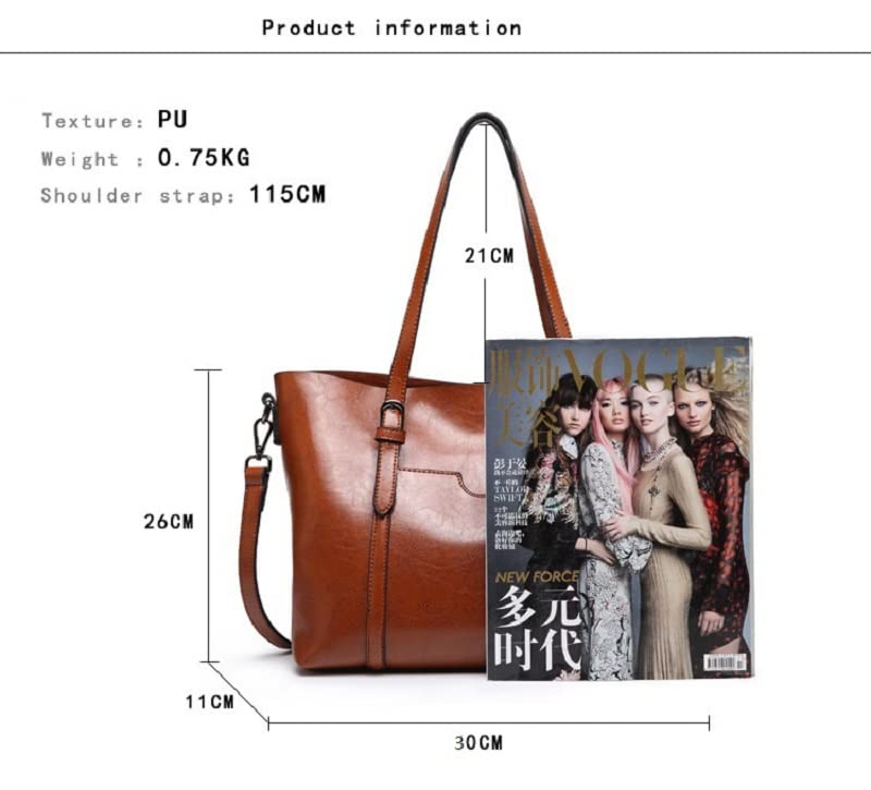 Vegan Leather Hobo Crossbody Handbag for Women P51477