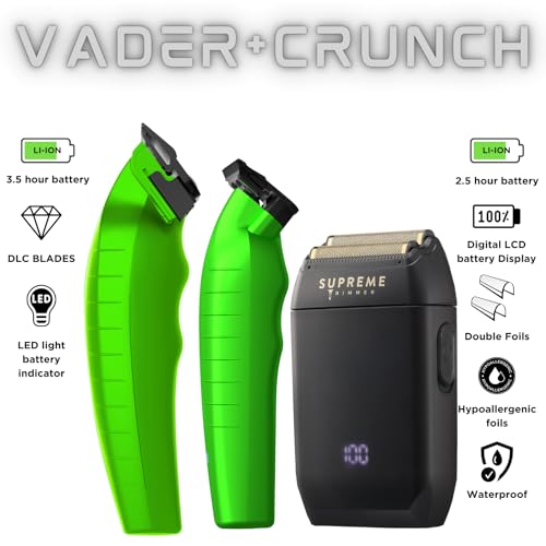3-in-1 Barber Kit for Men, Beard Trimmer & Foil Shaver U172458