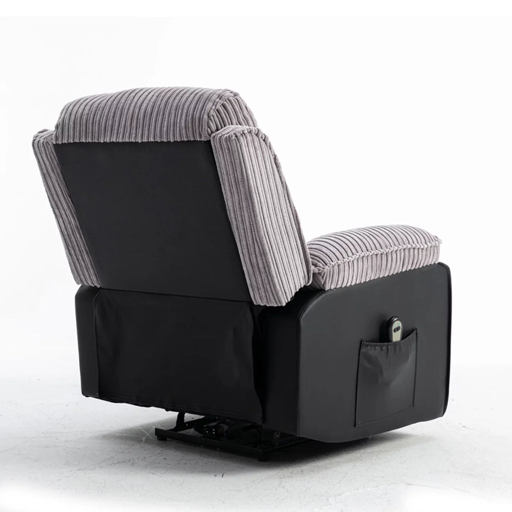 Electric Lift Recliner with Heat and Massage, Padded Arms, USB W62459