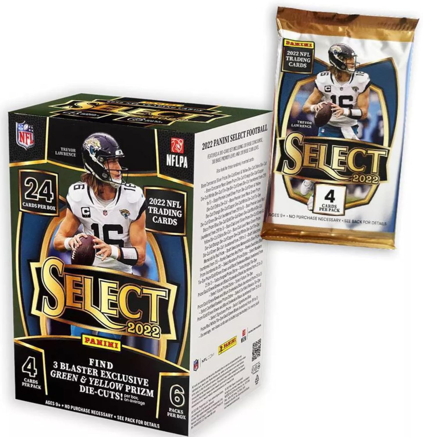 NFL Select Football Trading Card Blaster Box G672637