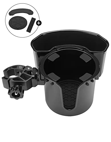 Wheelchair Cup Holder with Small Storage Box, Fits Walker, Rollator, Stroller C89199