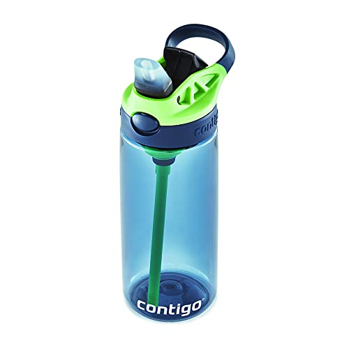 Kids Water Bottle with Straw, 14oz, 2 Pack V18857
