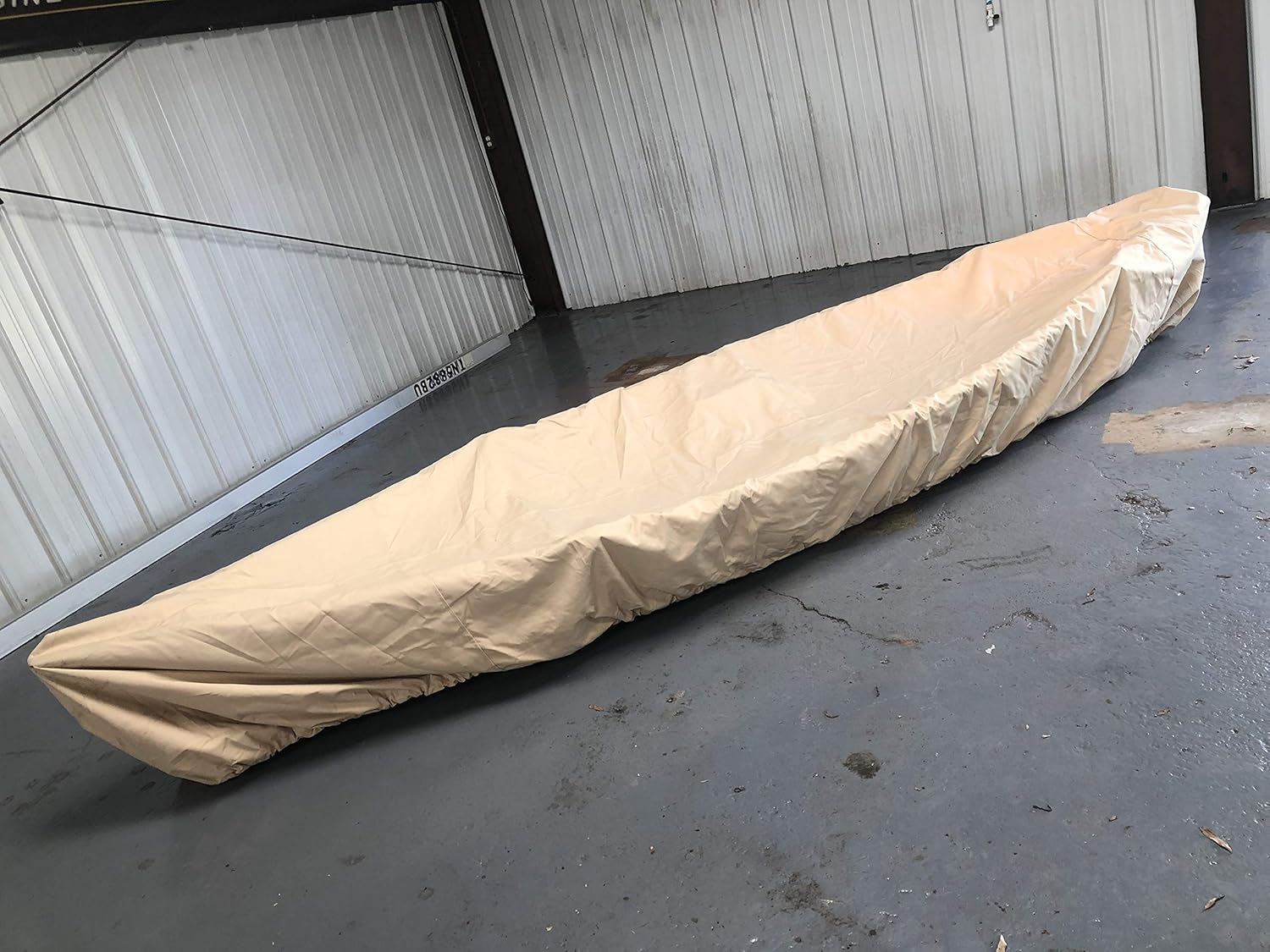 Canoe Kayak Cover, 16 oz Canvas, Indoor or Outdoor Storage R53421
