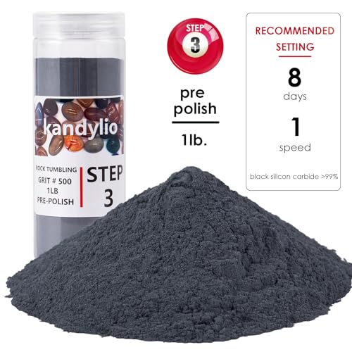 Rock Tumbler Grit Kit 4 Lbs. 4-Step Polish Refill N624266