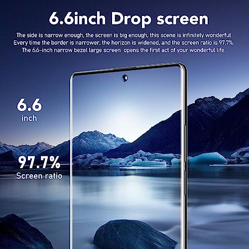 Unlocked 4G Smartphone, 6.6in 8GB 256GB Dual SIM Android Cell Phone Z345527