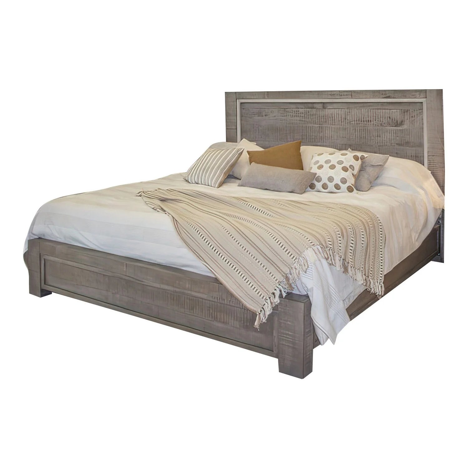 King Size Bed with Headboard and Footboard D241