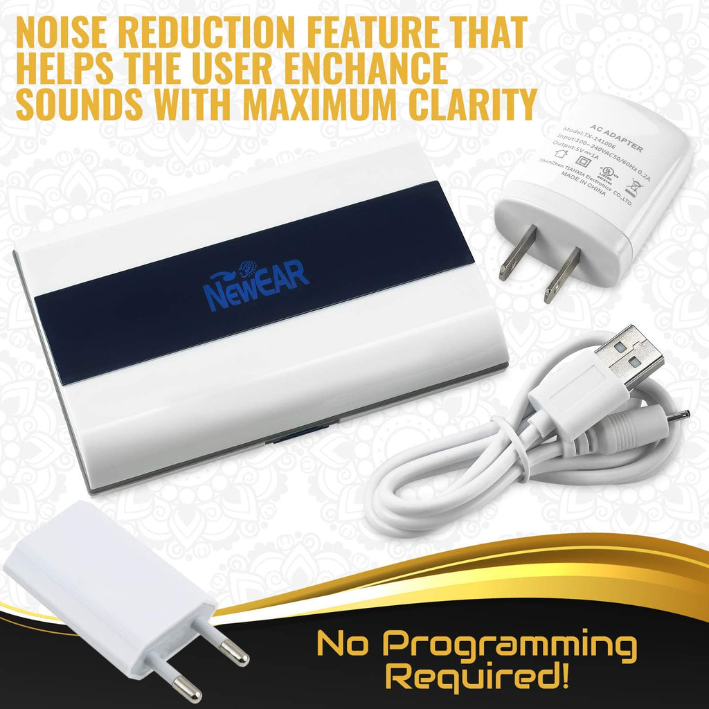 Rechargeable Behind the Ear Sound Amplifier for Hard of Hearing Z115
