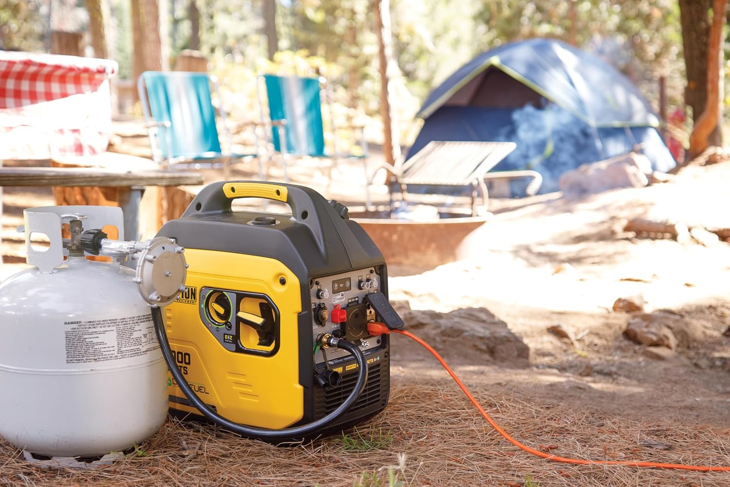 4000-Watt Dual Fuel RV Ready Portable Inverter Generator N171166