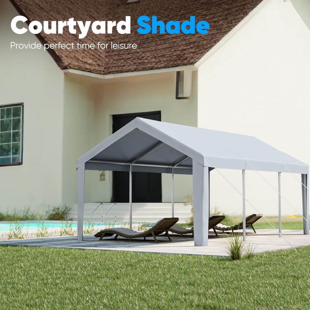Heavy Duty Carport Car Canopy Galvanized Car Shelter Boat Shelter G134
