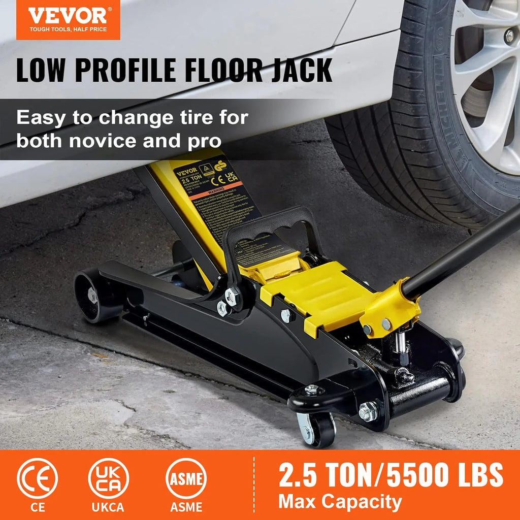 Low Profile Floor Jack 2.5 Ton Hydraulic H220