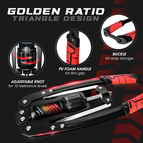 Twister Arm Exerciser Adjustable 22-440lbs Hydraulic Chest Expander G5470