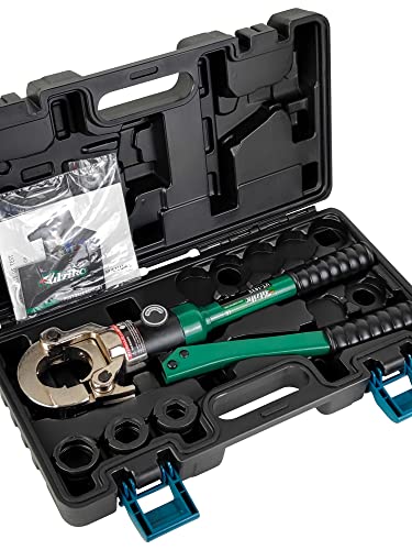 Copper Pipe Crimping Tool with 1/2", 3/4", and 1" Jaws C967