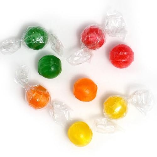 Sour Candy Balls, 1 Pound Bulk, Individually Wrapped Hard Candy Q673490