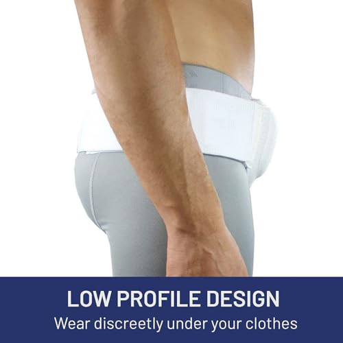 Adjustable Inguinal Hernia Support Belt for Men and Women, Post Surgery Truss X526382
