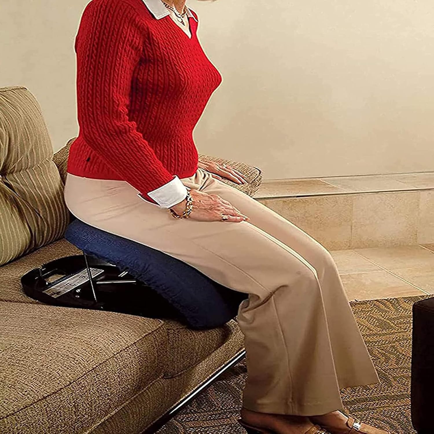 Lift Assist Cushion for Elderly and Disabled, Portable Seat Standing Aid T946519