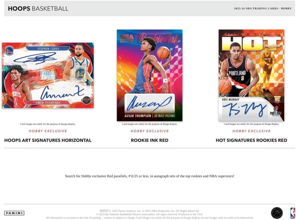 NBA HOOPS Factory Sealed Basketball Hobby Box with 192 Cards I9717