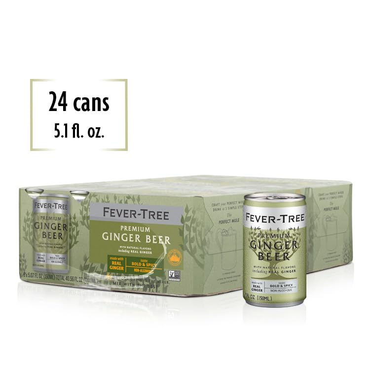 Light Ginger Beer, 6.8 fl oz (24 Bottles), Lower in Calories L1441