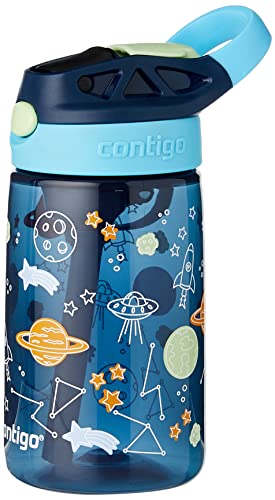 Kids Water Bottle with Straw, BPA-Free Stainless Steel, Leak-Proof F946
