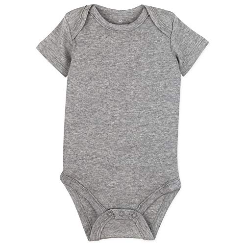 5-pack Short Sleeve Bodysuits 100% Organic Cotton for Infant Baby Boys N352057