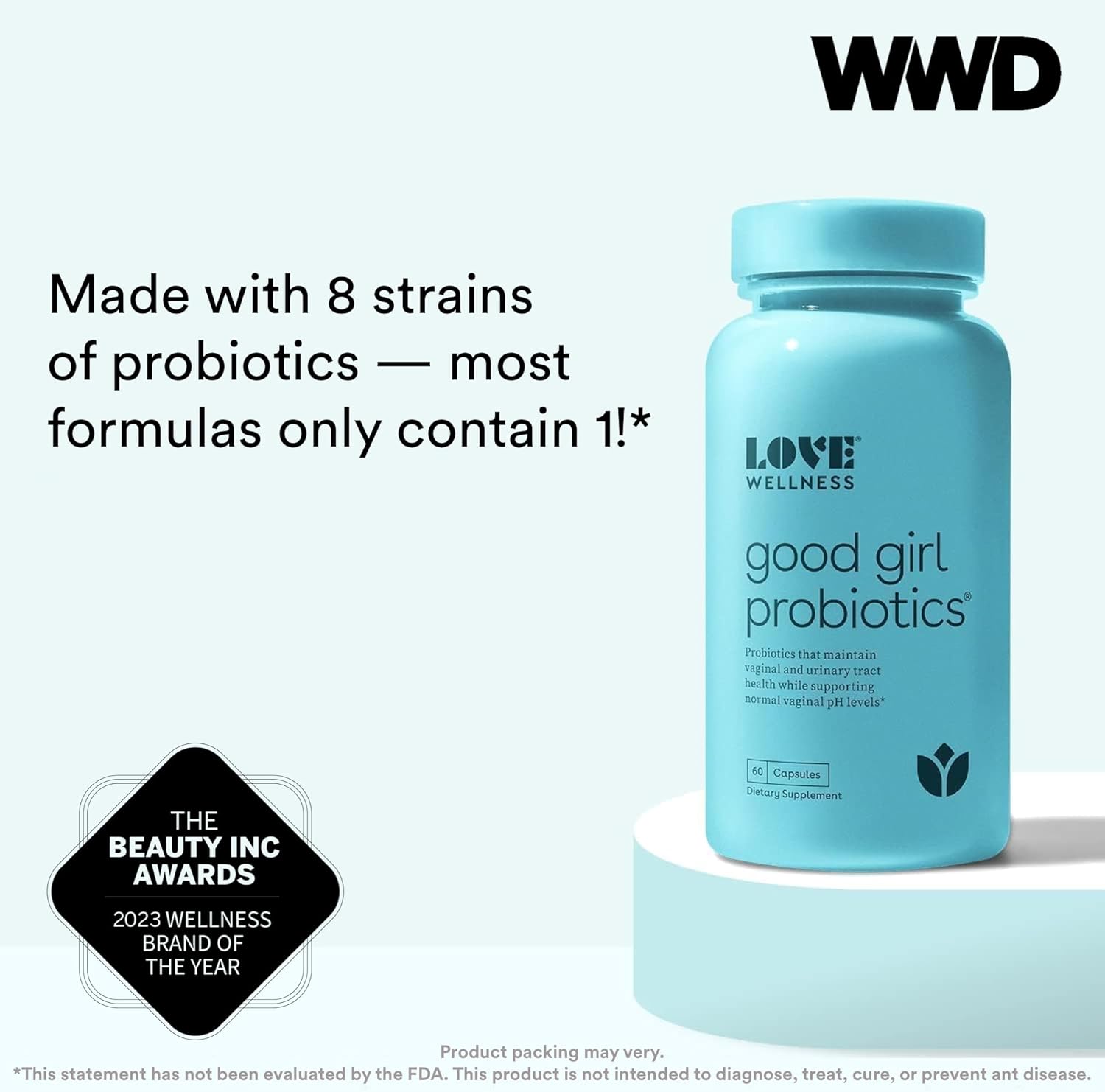 Vaginal Probiotic Suppositories for Women pH Balance Support I338575