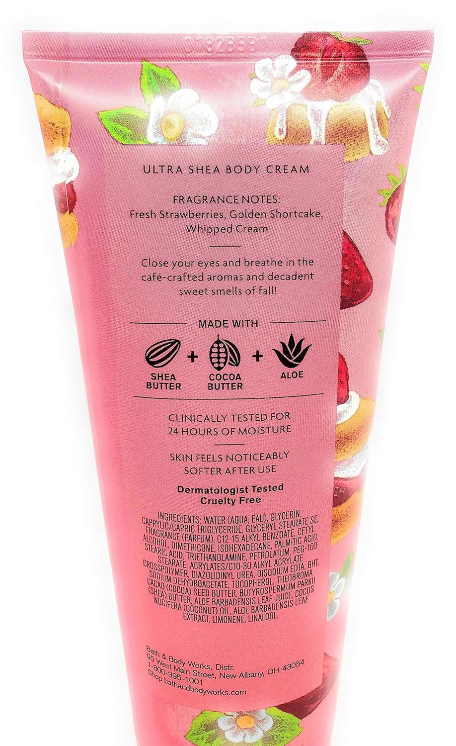 Strawberry Pound Cake Body Cream 8 oz V5471