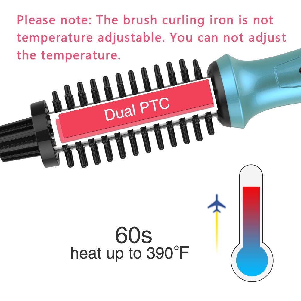 Mini Curling Iron 3/4 Inch Dual Voltage Ceramic Tourmaline for Short Hair P686