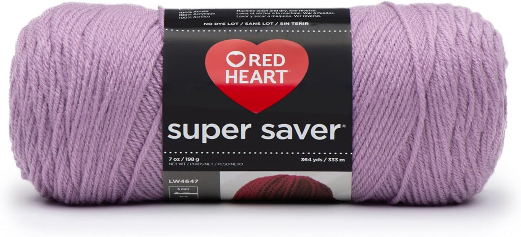 RED HEART Super Saver Yarn, Solid-Orchid