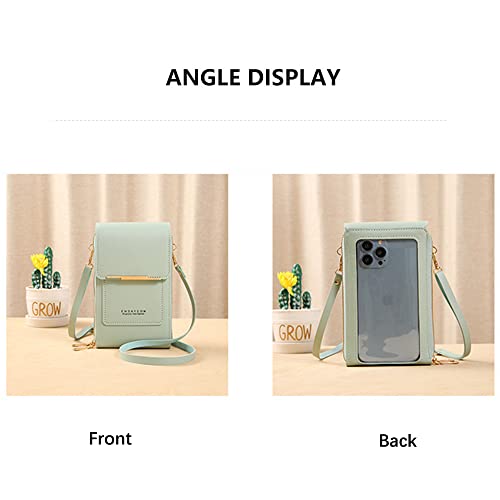 Leather Crossbody Phone Purse with Shoulder Strap G625