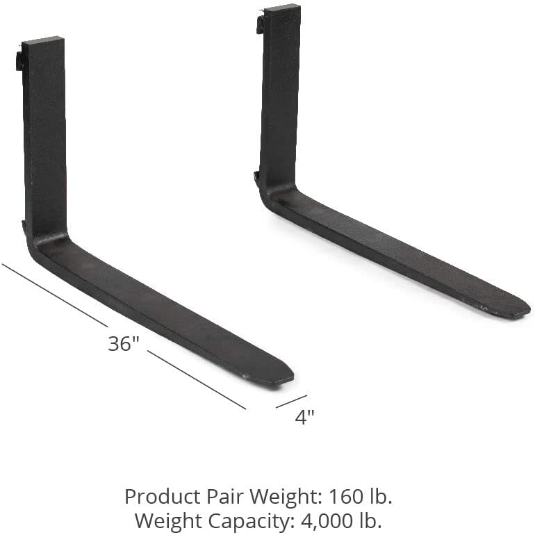 36-in Pallet Fork Blades, Class II Pallet Forks and Accessories U702