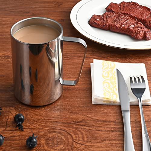 Insulated Stainless Steel Travel Mug with Double-Wall Vacuum, 400ml R604