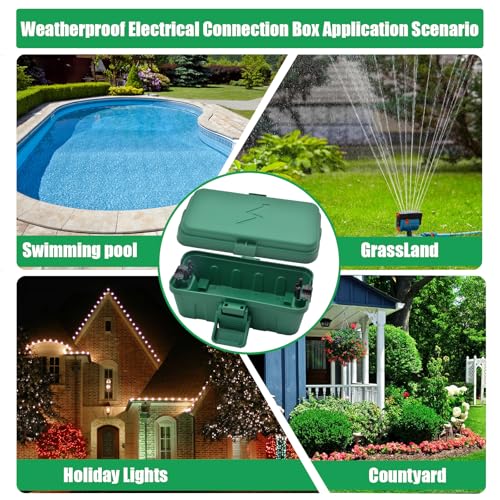 Weatherproof Electrical Connection Box for Outdoor Use F328